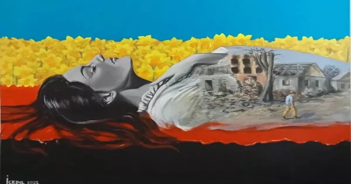 Київщина. Авторка картини Ірина Іскра Виставка «Ідентичність – Співіснування» (англ. «Identity – Coexistence») у Galerie Nothburga в австрійському Інсбруку представляє роботи шести сучасних українських художників.