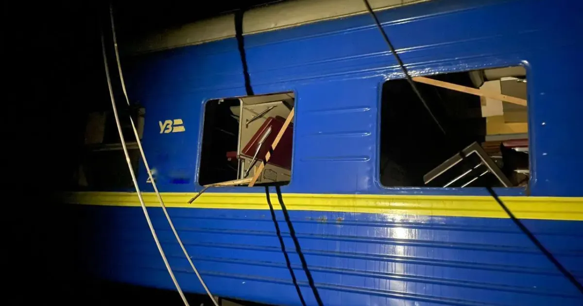 Фото - телеграм / Укрзалізниця На Харківщині росіяни обстріляли залізницю, поранена провідниця на порталі Gromada Group