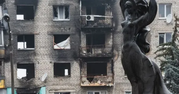 Фото: Олена Долженко/Facebook В Ізюмському районі, що межує з Донецькою та Луганською областями, у перший тиждень війни російські агресори повністю або частково окупували шість громад з восьми.