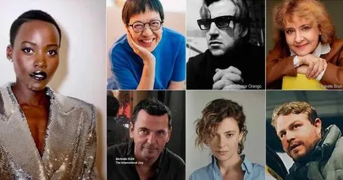Президентка журі Люпіта Ніонго (зліва) та члени журі. Скріншот сайту Оксана Забужко увійшла до міжнародного журі Берлінале на порталі Gromada Group
