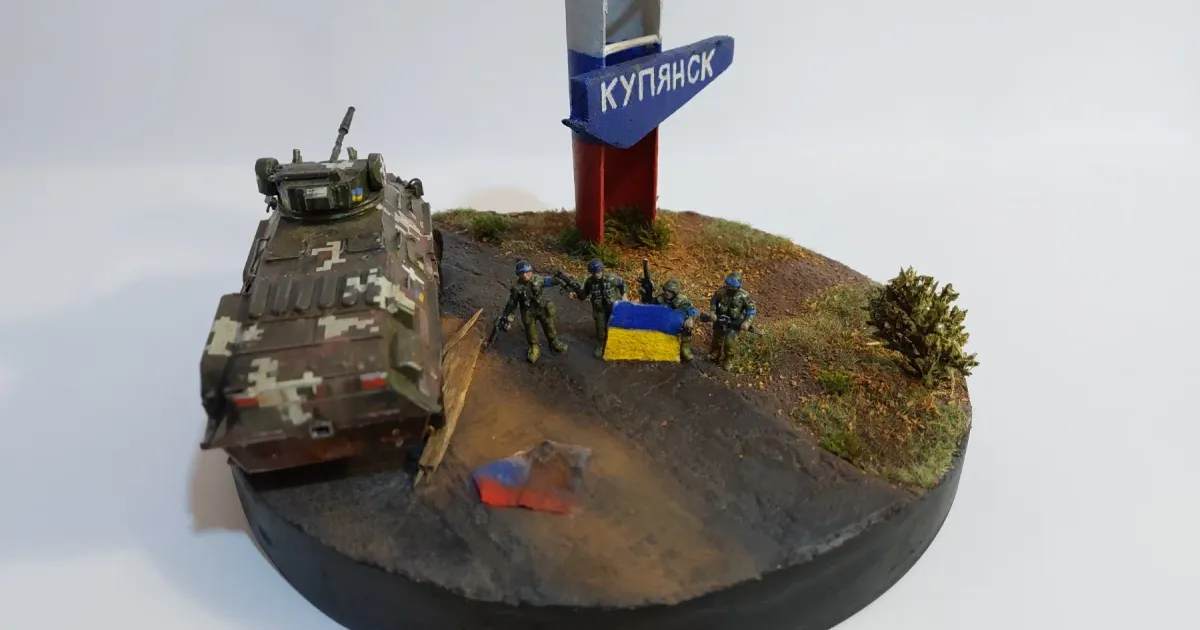 Творчі українці відтворили видатну подію - звільнення Куп’янська від російських окупантів.