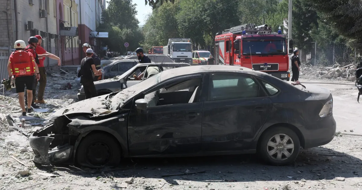 Фото: Національна поліція Скільки постраждалих внаслідок обстрілу центру Харкова 6 серпня залишається у лікарнях на порталі Gromada Group
