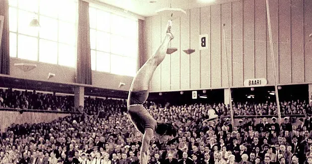Виступ Марії Гороховської на Олімпіаді. 1952 рік. Фінляндія. Фото з відкритих джерел Володарка найбільшої кількості медалей, завойованих на одній Олімпіаді, жила в Харкові на порталі Gromada Group