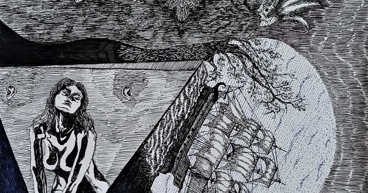 "Graphics and surrealism" Таїсії Дубини (Школа сучасного образотворчого мистецтва та дизайну ім. Вадима Сідура, Дніпро) Как торжествует абсолютное тупое дьявольское зло? С интересом посмотрела на Viasat History первую подачу из цикла "Охота на ведьм": как известный средневековый психоз докатился до Британии и как все было. Невольно думала, что "охота на ведьм" циклически повторяется в разных странах, в разных цивилизациях, от эпохи к эпохе... Почему?