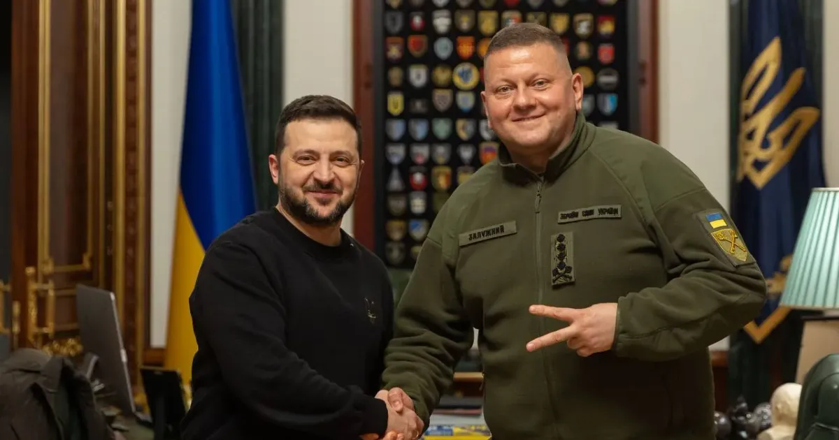 Володимир Зеленський, Валерій Залужний. Фото - телеграм/Валерій Залужний Зеленський зустрівся із Залужним: говорили про оновлення керівництва ЗСУ на порталі Gromada Group