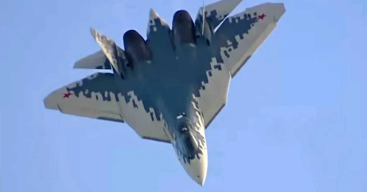 Фото з відкритих джерел Новітній російський винищувач Су-57 вперше в історії вражено в Ахтубінську РФ на порталі Gromada Group