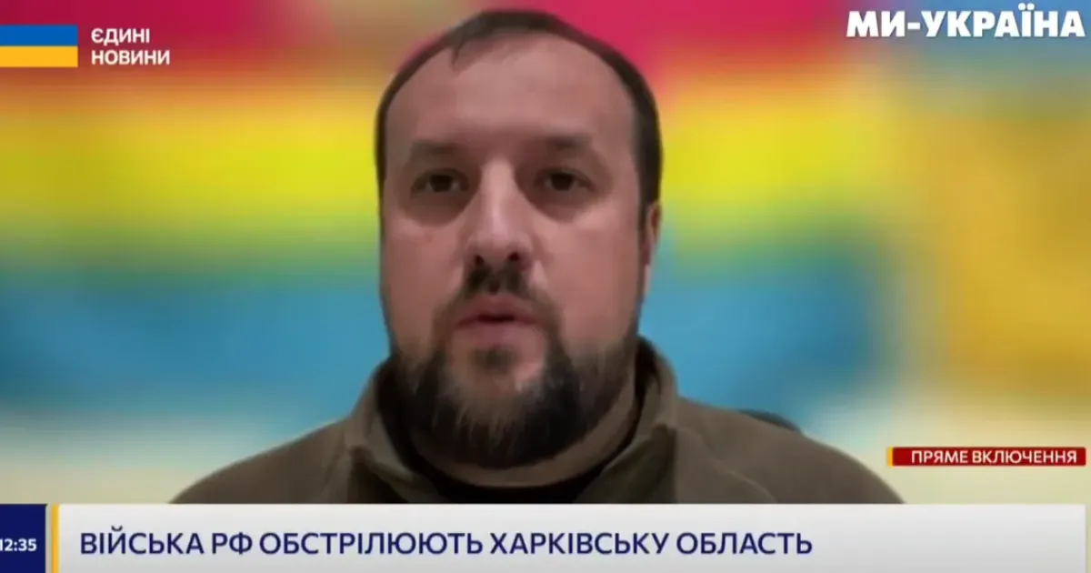 Фото: скриншот з відеоматеріалу "Єдині новини" У Куп'янській громаді оголошена обов'язкова евакуація, є серйозна небезпека для життя — Андрій Беседін на порталі Gromada Group