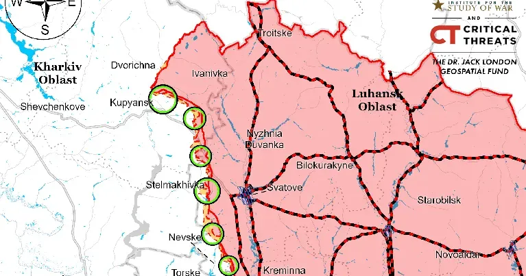 Карта ISW (June, 16. 3.00 p.m.) ISW не підтверджує просування російських військ в районі Піщаного на порталі Gromada Group