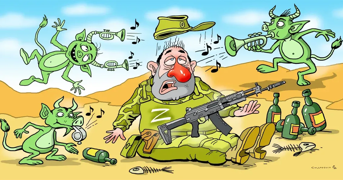 Біла гарячка. Карикатура Олександра Сидоренка Біла гарячка. Карикатура Олександра Сидоренка