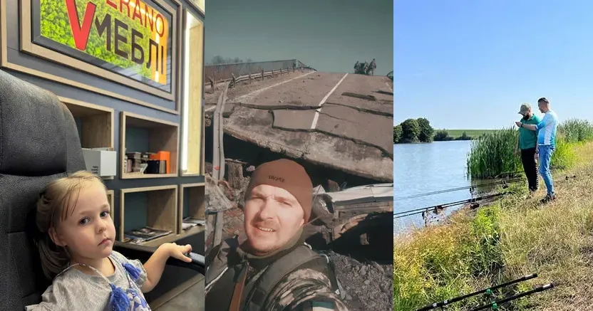 Колаж Олени Зеленіної. Колаж Олени Зеленіної. Обліпиховий чай, екслюзивні меблі, рибалка. Історії успішного бізнесу, який заснували ветерани на Тернопіллі на порталі Gromada Group