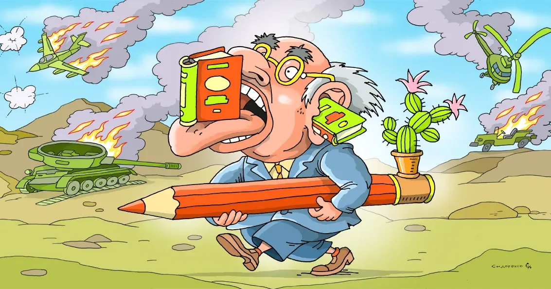 Мислитель. Карикатура Олександра Сидоренка Вороги "скрепной" Росії: Стівен Кінг, Дені Дідро, Марсель Пруст, Оскар Вайльд, Стефан Цвейг і... Федір Достоєвський на порталі Gromada Group