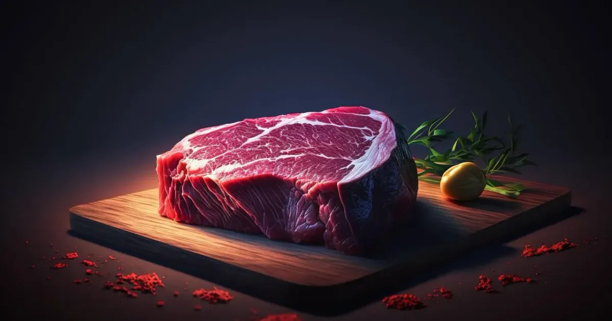 Червоне м’ясо відноситься до продуктів, що належать до другої категорії канцерогенності і містить значну кількість насичених жирів.