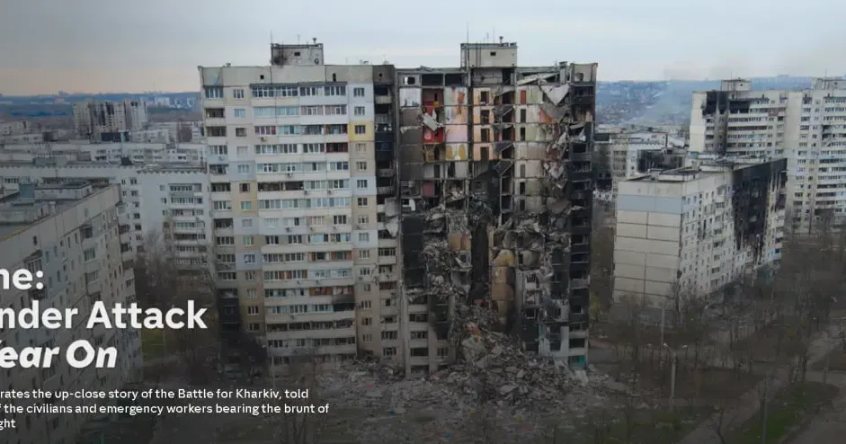 Фото: channel4 Кейт Бланшетт спродюсувала документальний фільм «Ukraine: Life Under Attack» про Харків під час війни на порталі Gromada Group