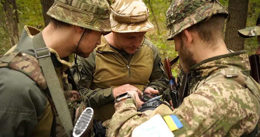 Фото: Пресслужба Східного територіального управління Національної гвардії України Гвардійці здійснили марш-кидок харківськими лісами на порталі Gromada Group