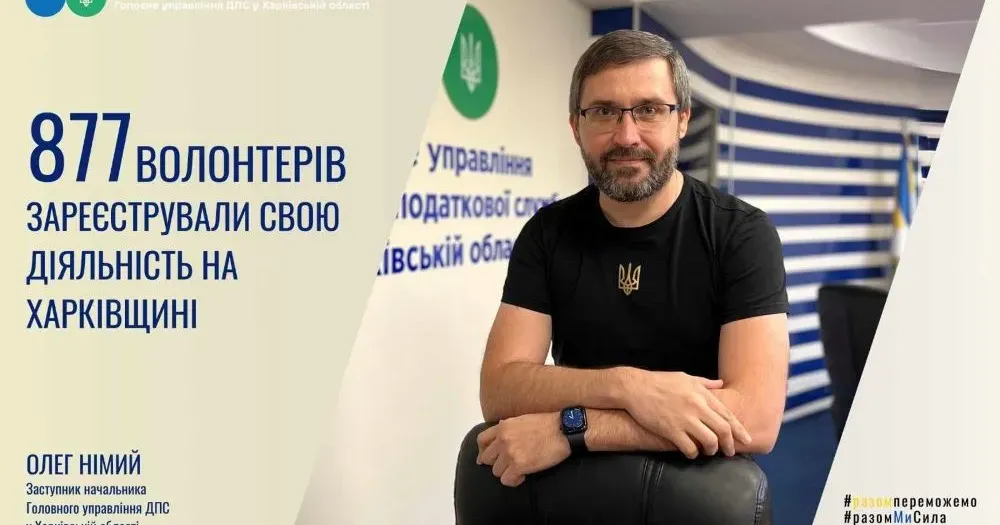 Колаж ГУ ДПС у Харківській області Харківщина: 877 волонтерів зареєстрували свою діяльність на порталі Gromada Group