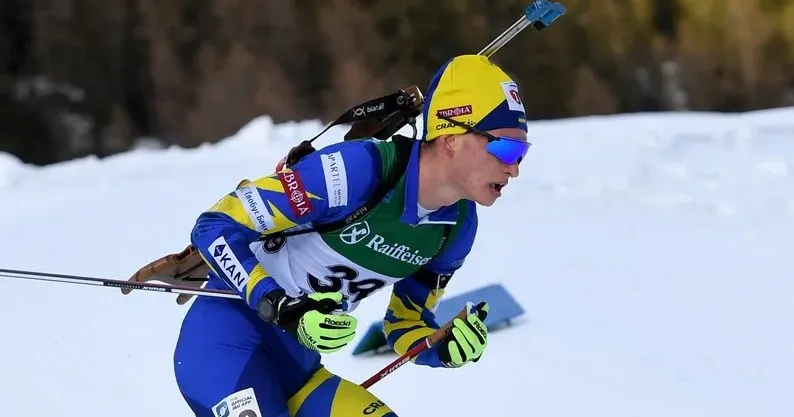 Степан Кінаш. Фото: Harald Deubert / biathlon.com.ua Кінаш фінішував першим у масстарті чемпіонату України з біатлону на порталі Gromada Group