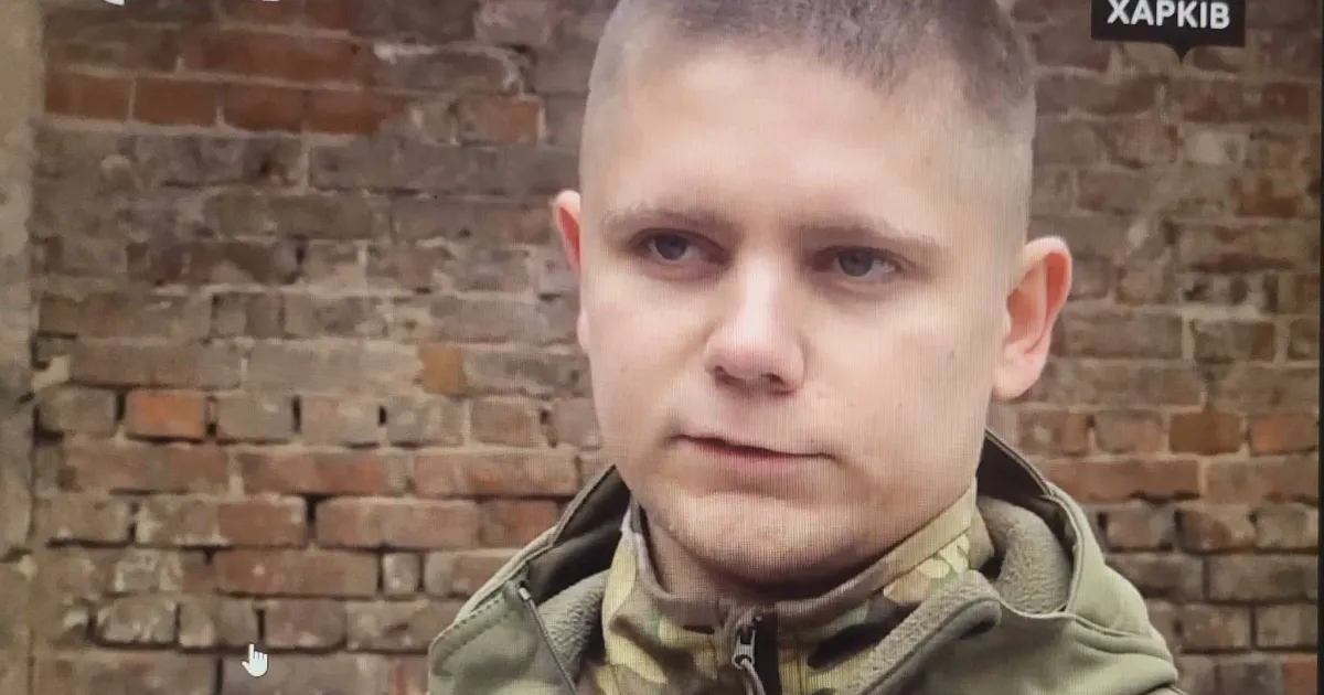 Скриншот з відео Харківський студент, а тепер нацгвардієць: виріс в окупації, українську пам'ятати допомагав Губка Боб (ВІДЕО) на порталі Gromada Group